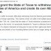 Can Texas Legally Secede from the United States?